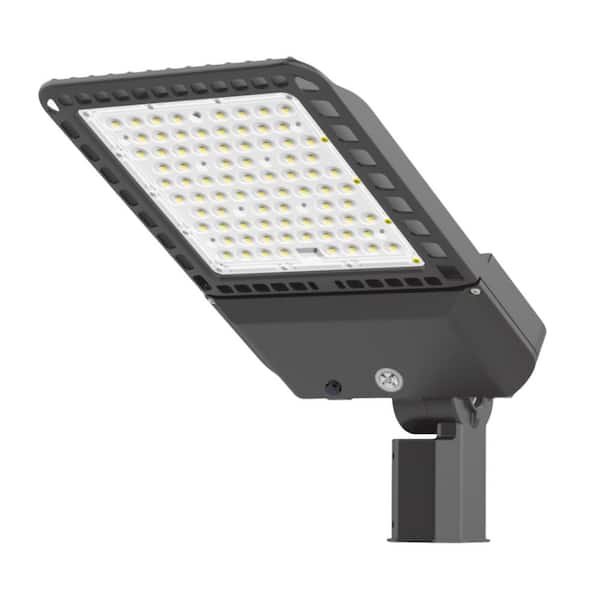 WYZM Outdoor 1500- Watt Equivalent Integrated LED 300W Slip Fitter Parking Lot Area Light 5000K 39000 Lumens with Photocell