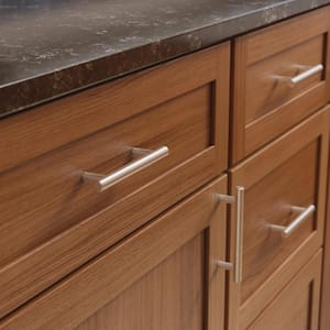 Steel Bar 3-3/4 in. (96 mm) Modern Cabinet Drawer Pulls in Stainless Steel (25-Pack)