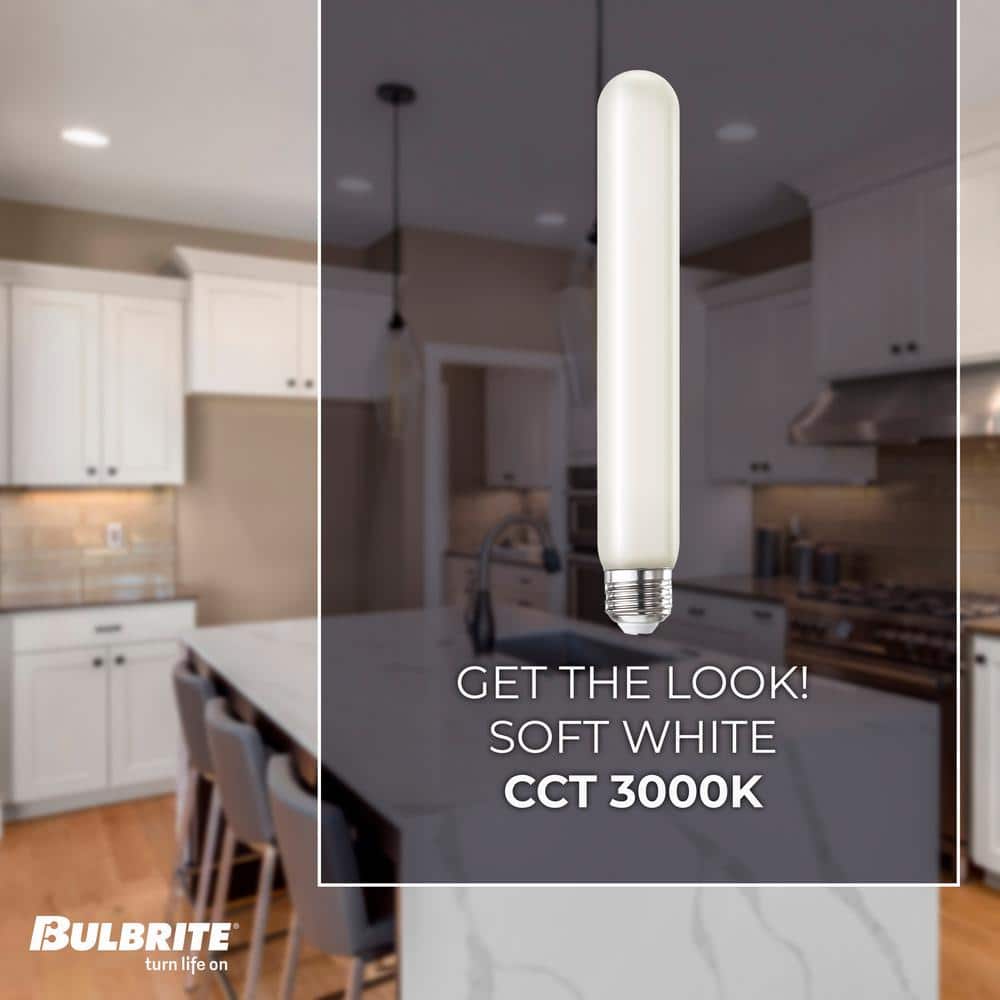 7.5 in Frosted White Dimmable LED Light Bulb