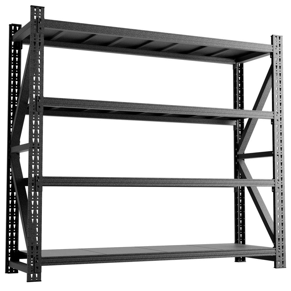 "75""H x 79""W Heavy Duty Adjustable Steel Garage Shelving Unit, 6000 LBS Total Load Industrial Storage Rack with Locking P" price history on PriceWatchPro