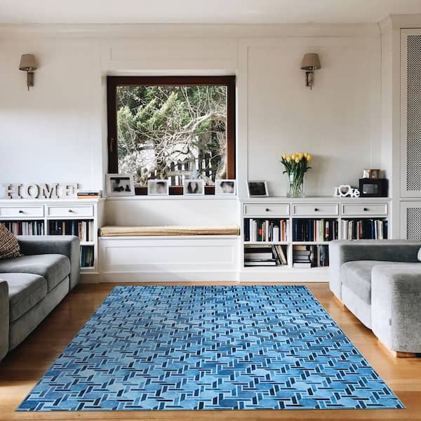 Prairie Solstice Marine Blue 2 ft. x 4 ft. Area Rug