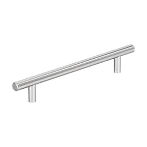 Bar Pulls Hollow 6-5/16 in. Modern Polished Chrome Bar Cabinet Pull