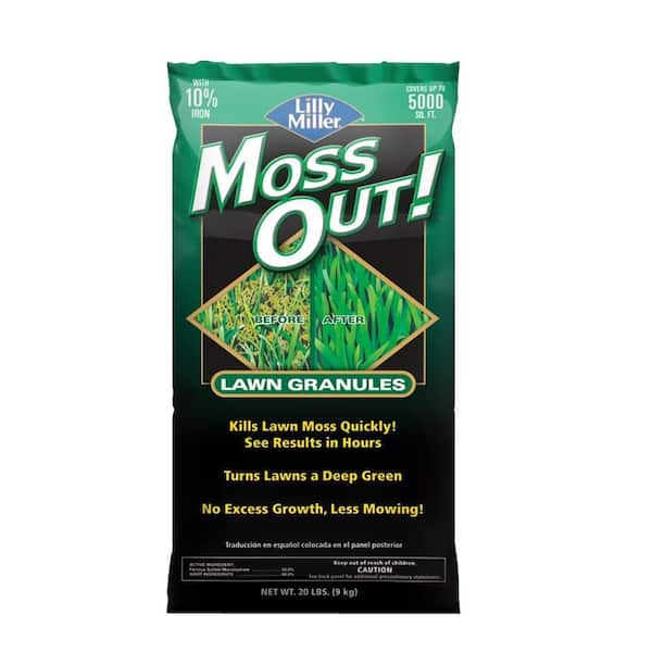 Moss Out! 20 lb. 5,000 sq. ft. Lawn Moss Killer Granules