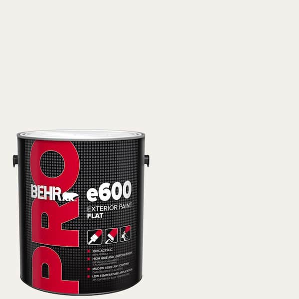 BEHR PRO 1 gal. #HDC-MD-06 Nano White Flat Exterior Paint