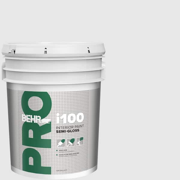 5 gal. #PR-W09 Nimbus Cloud Semi-Gloss Interior Paint
