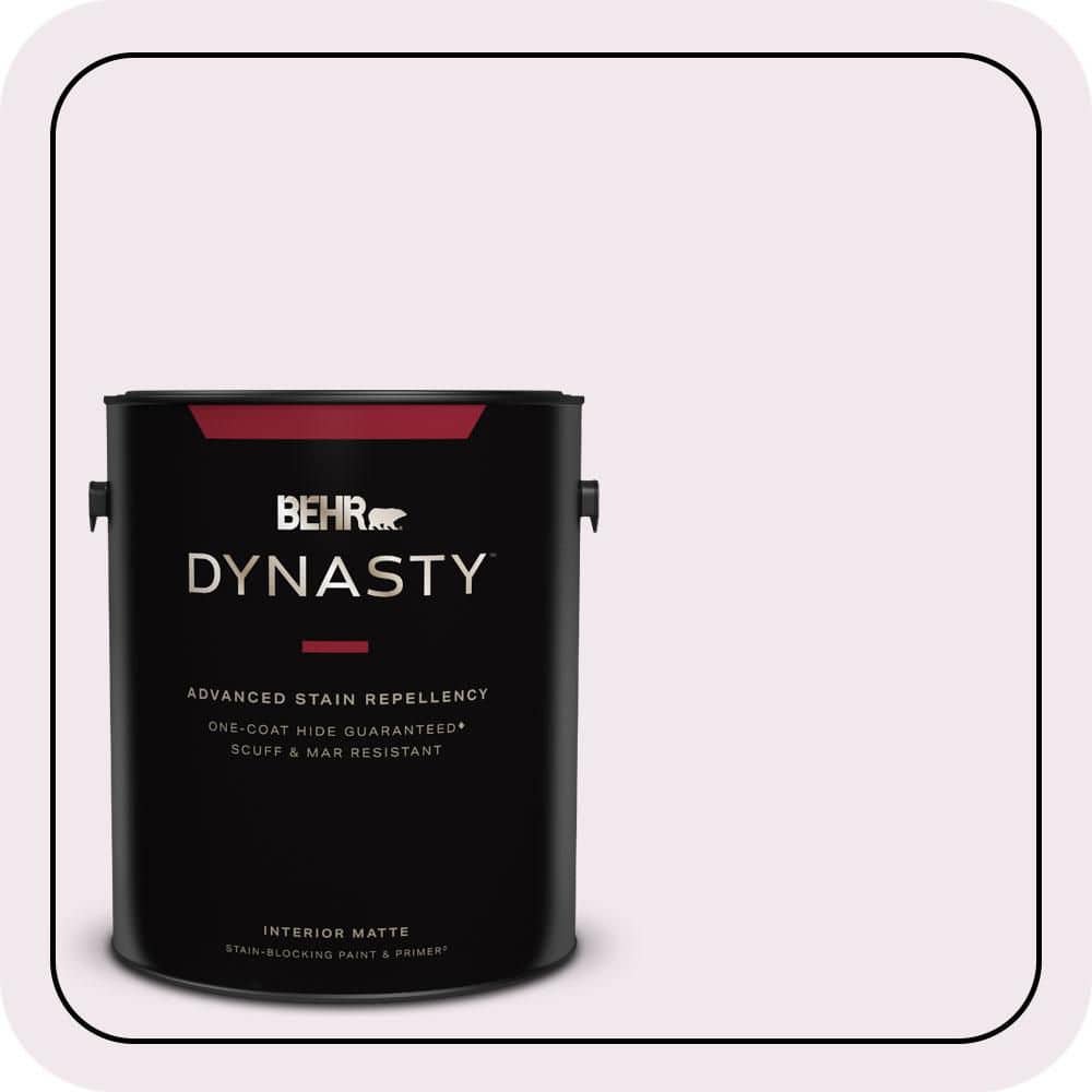 1 gal. #650A-1 Rose Fantasy Matte Interior Stain-Blocking Paint & Primer
