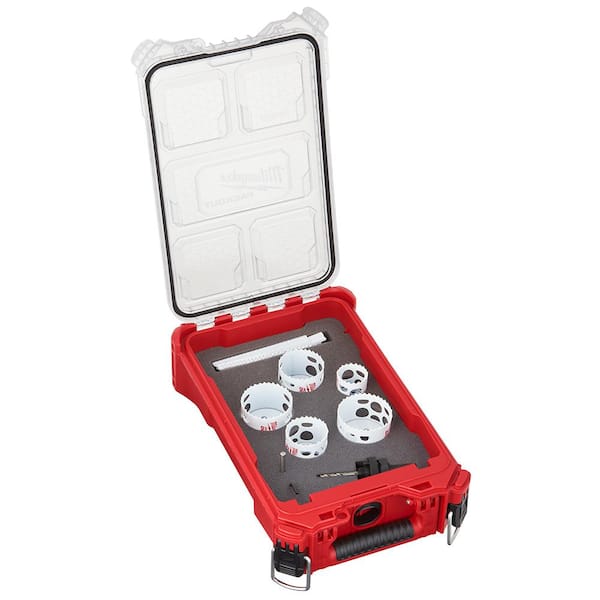 Milwaukee - Hole Dozer Bi-Metal General Purpose Hole Saw and Reciprocating Saw Set with PACKOUT Case (20-Piece)