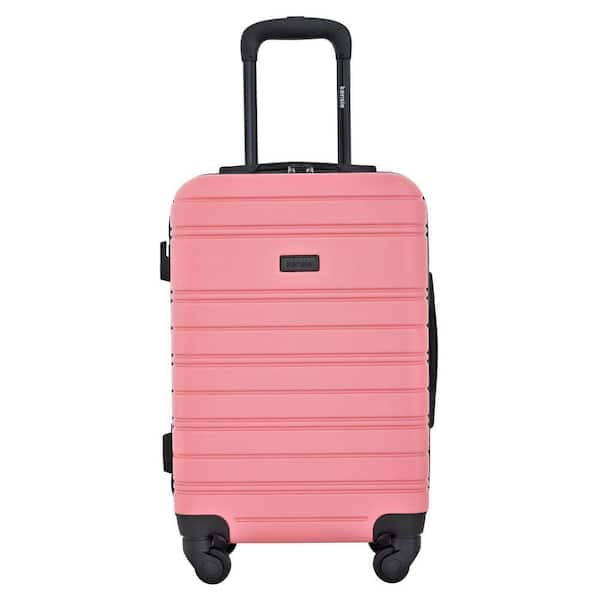 Kensie 20 in. Flowering Ginger Rolling Hard Case Carry-on with