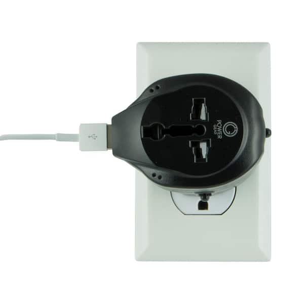 1/10 x Universal Travel Adapter EU 2-pin Plug to UK 3-pin Plug Adaptor Connector 