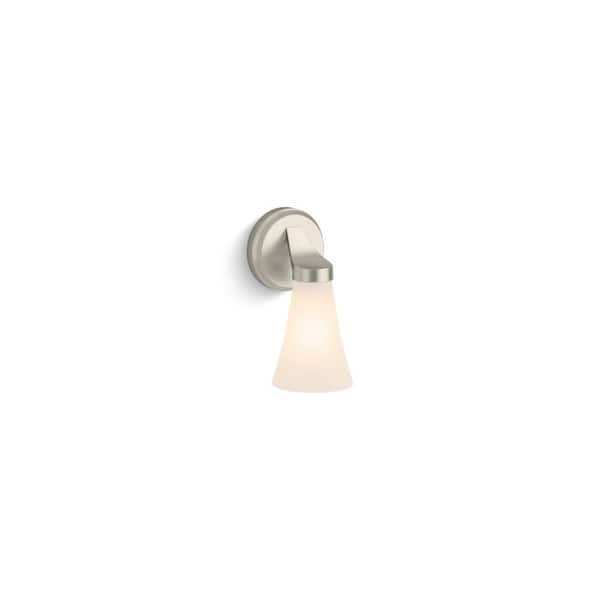 Simplice 4.725 in. 1-Light Wall Sconce in Brushed Nickel
