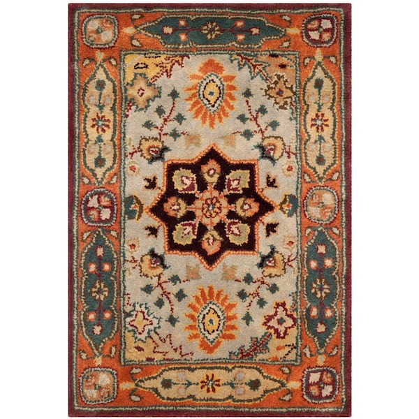 SAFAVIEH Persian Legend Red/Rust Doormat 2 ft. x 3 ft. Border Area Rug