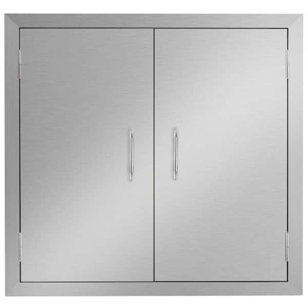 Unbranded 24 in. Stainless Steel Double Access Door
