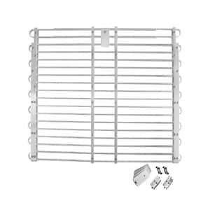 34 to 37 in. x 60 to 66 in. Aluminum Adjustable Window Well Grate