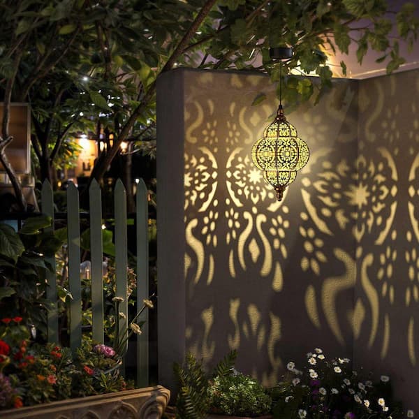 Hanging Solar Lights Outdoor Garden Decor Solar Lantern Waterproof