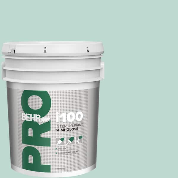 5 gal. #M440-2 Serene Breeze Semi-Gloss Interior Paint