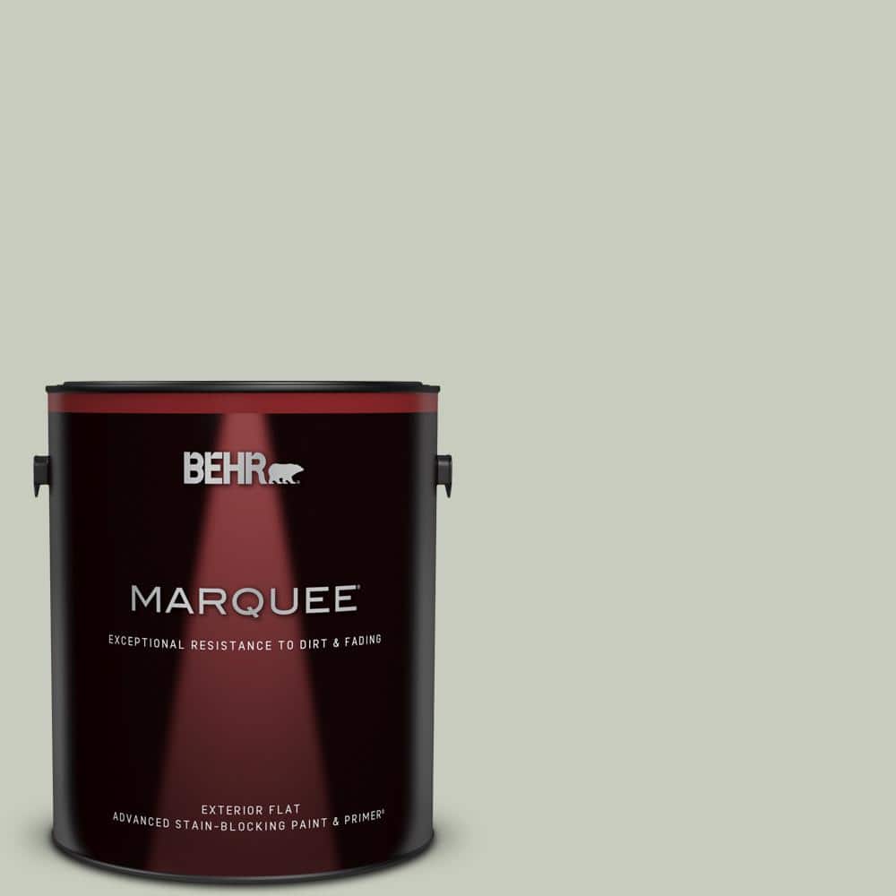 BEHR MARQUEE 1 gal. PPL80 Dynasty Celadon Flat Exterior Paint