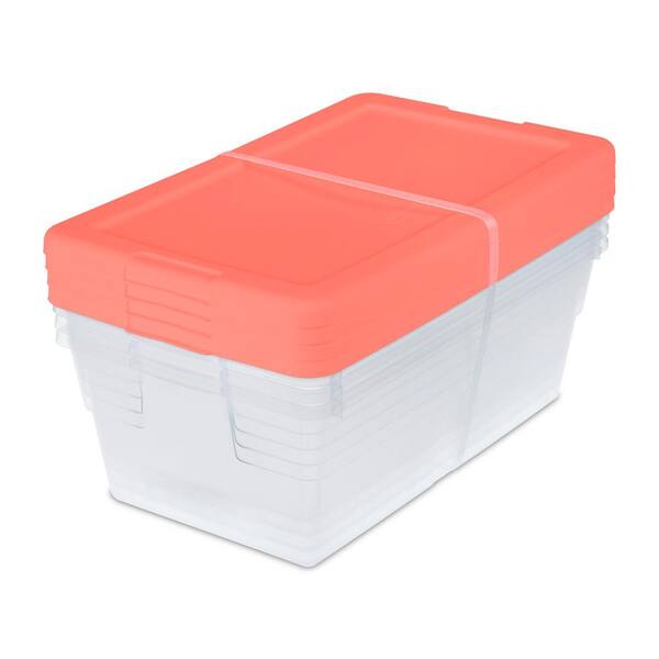 Sterilite 6 Qt. Storage Boxes (4-Pack)