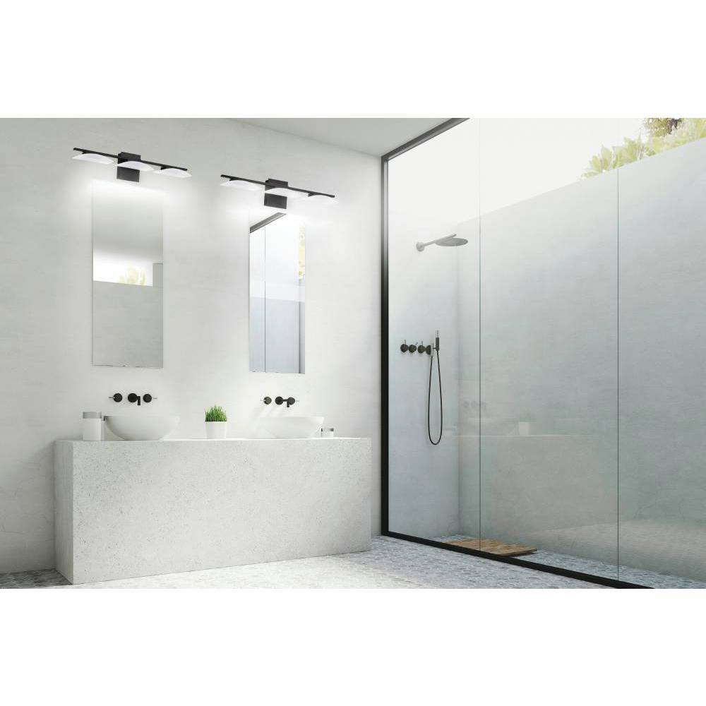 Metrass Matte Black 28-Inch Dimmable LED Vanity Light