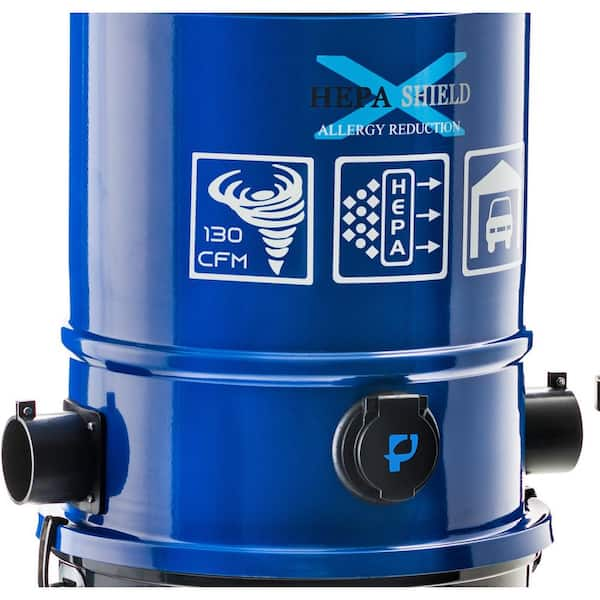 Prolux Hepa Filter Commercial/Residential Bagless Central Vacuum in the  Central Vacuums department at