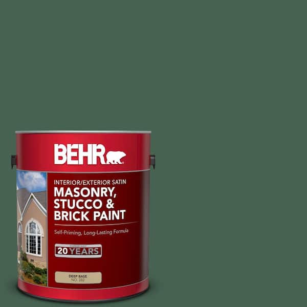 1 gal. #MS-62 Parkside Pines Satin Interior/Exterior Masonry, Stucco and Brick Paint