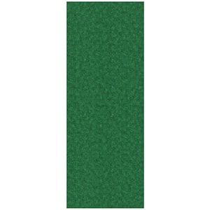 Lifesaver Non-Slip Rubberback Indoor/Outdoor Long Hallway Runner Rug 2 ft. 7"x 12 ft. Green Polyester Garage Flooring