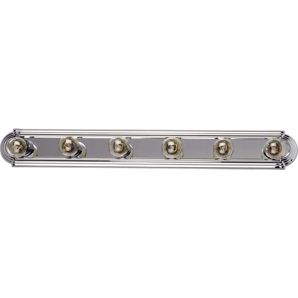 Maxim Lighting Essentials 6-Light 36 in. Wide Polished