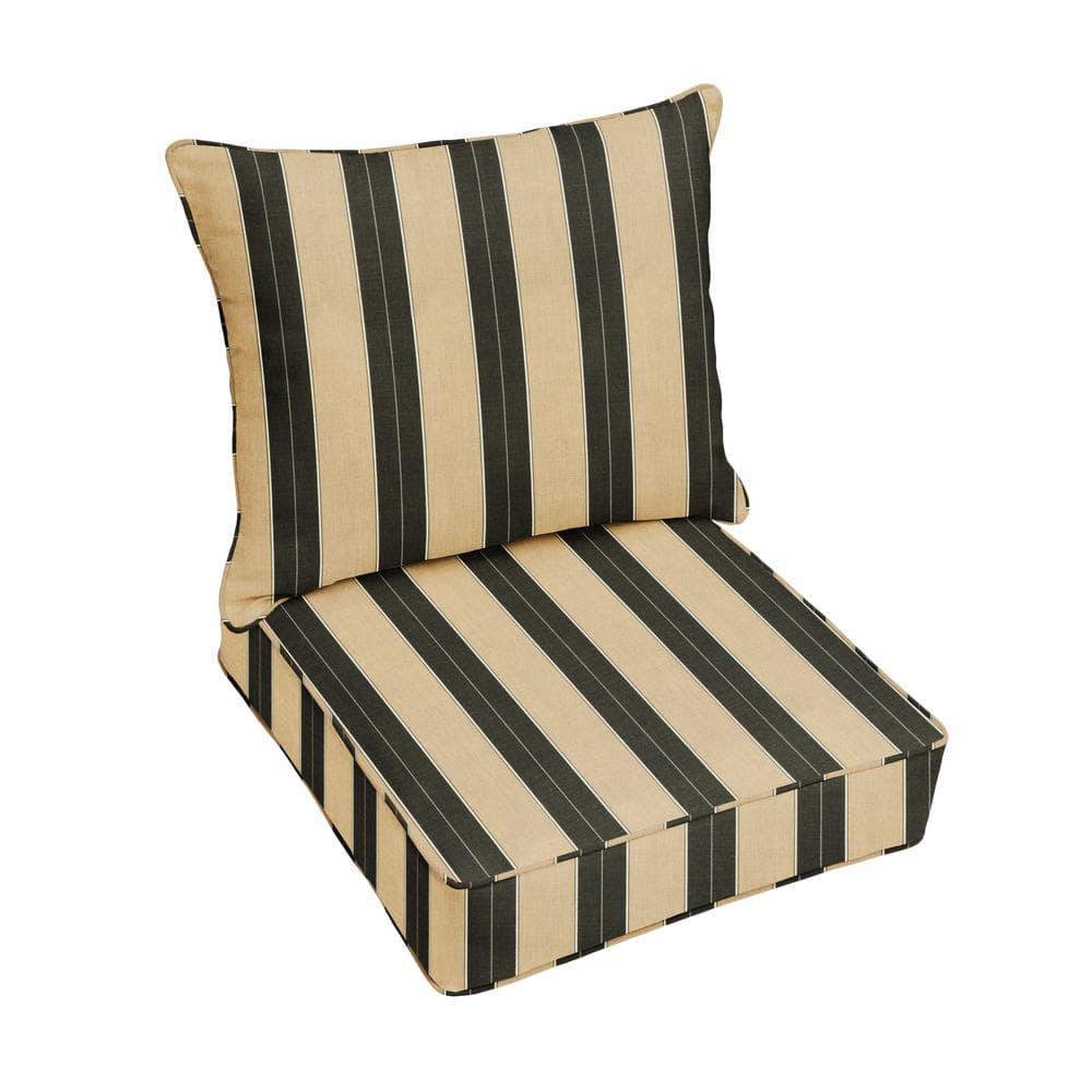 23 x 25 Deep Seating Outdoor Pillow and Cushion Set in Sunbrella Berenson T