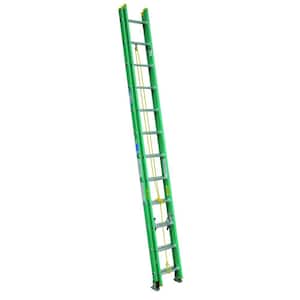 24 ft. Fiberglass Extension Ladder (23 ft. Reach Height) with 225 lb. Load Capacity Type II Duty Rating