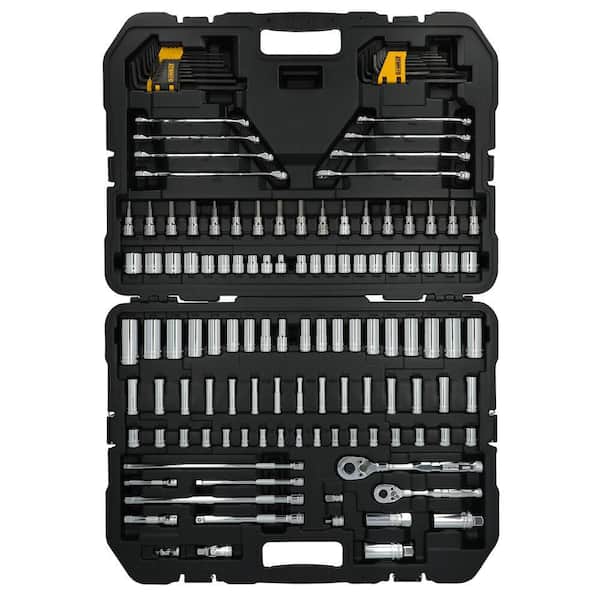 Toughseries 140-Pieces Mechanics Tool Set for 1/4 in. and 3/8 in. Drive with Hard Shell Carrier