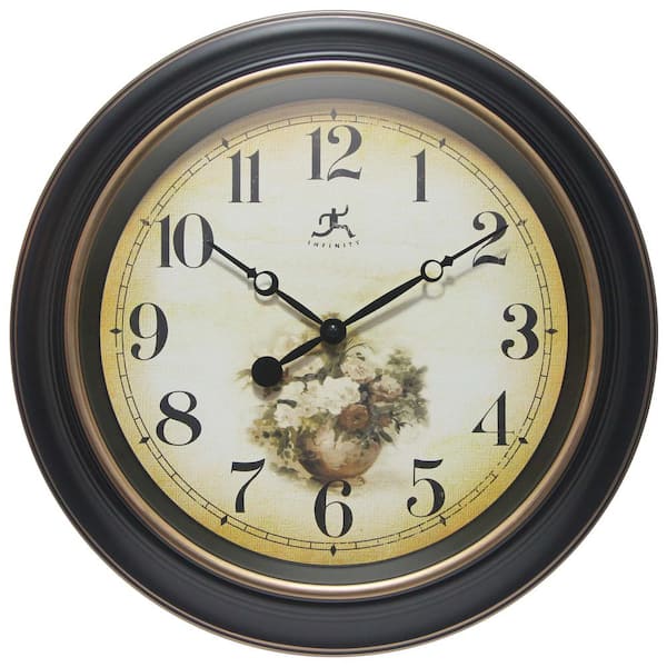 Botanic Wall Clock, 15.75 in.
