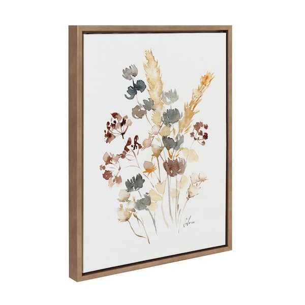 Kate and Laurel Sylvie "Wild Salvia" by Sara Berrenson Framed Art Print 18 in. x 24 in.
