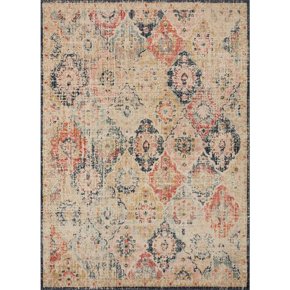 Jocelyn Khaki/Multi 2 ft. 3 in. x 4 ft. Transitional 100% Polypropylene Pile Area Rug price history on PriceWatchPro