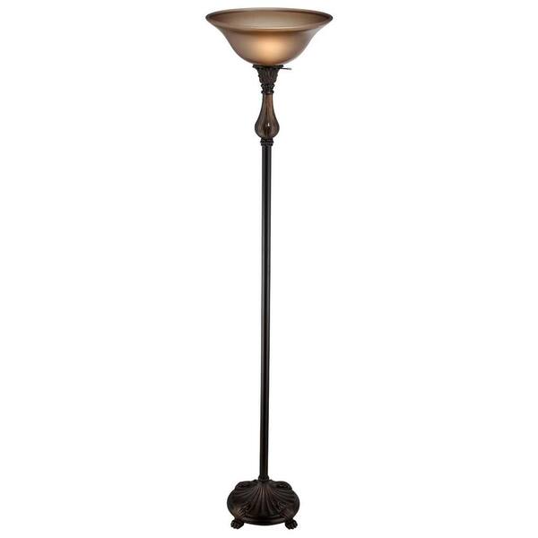 Illumine Designer 72 in. Dark Bronze CFL Floor Lamp