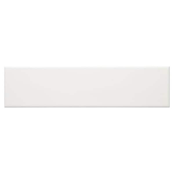 ANDOVA Alva Bierno White 3 in. x 12 in. Glossy Ceramic Subway Wall Tile (12.16 sq. ft./Case)