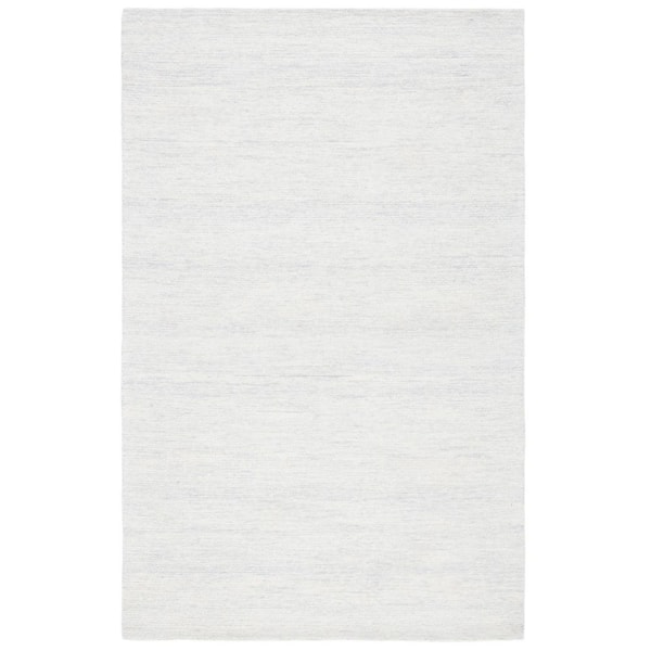 Metro 6 ft. x 9 ft. Ivory Gradient Striped Area Rug