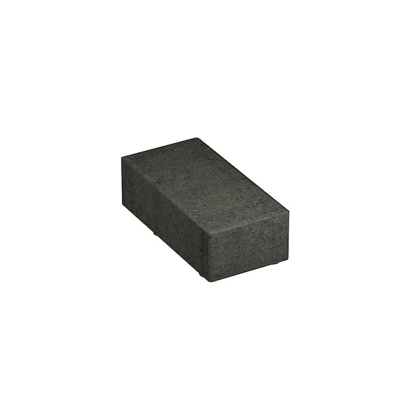 BELGARD 8 in. L x 4 in. W x 2.25 in. H 60mm Gray Granite Concrete Holland Pavers