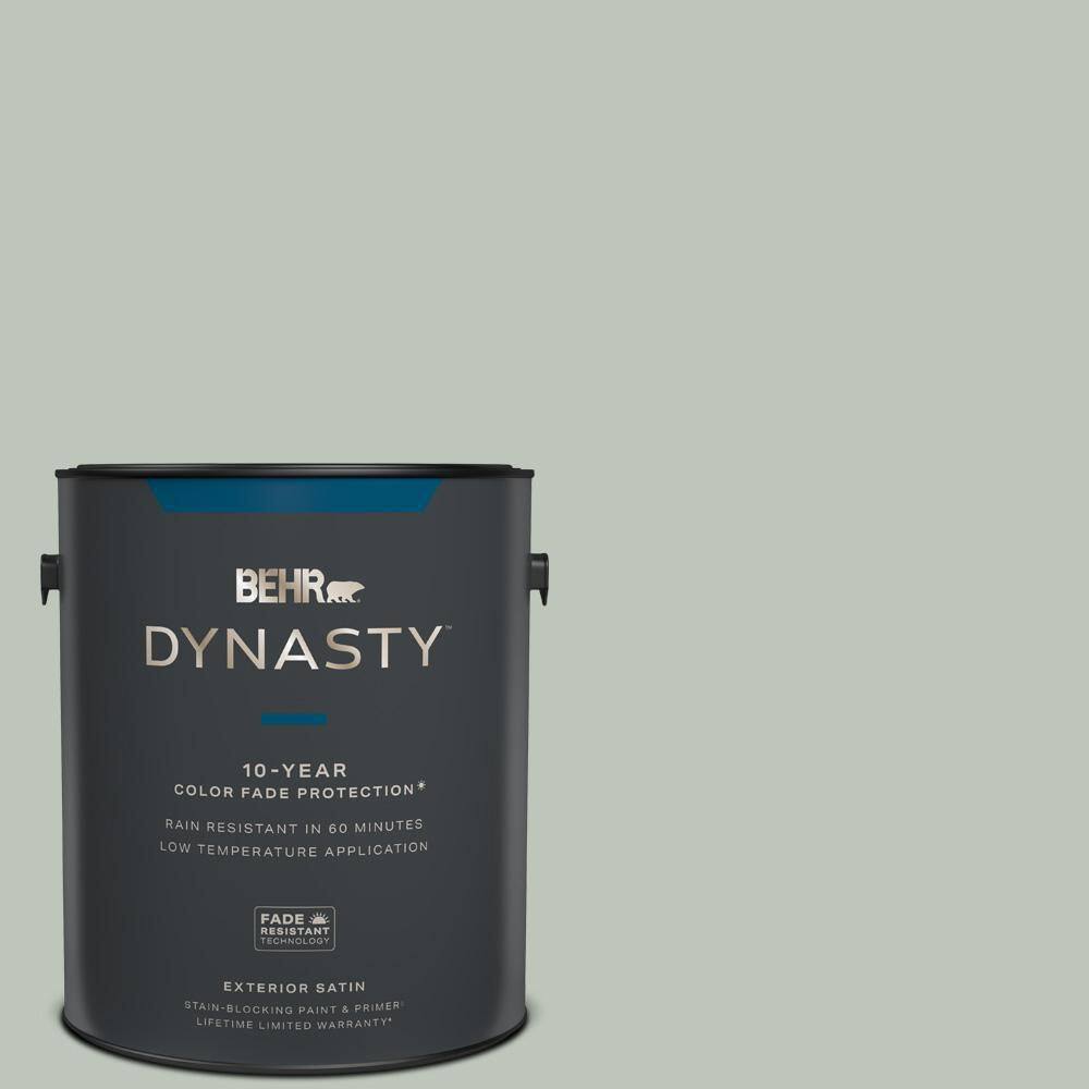 BEHR DYNASTY 1 gal. #N410-3 Riverdale Satin Enamel Exterior Stain ...