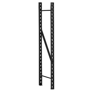 Steel Welded Frame for Shelving Rack in Black (72 in. H x 1.5 in. W x 24 in. D)