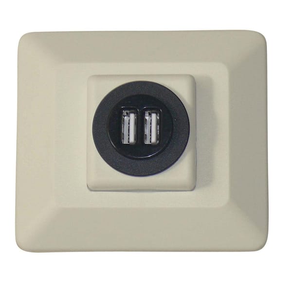 Valterra Decor USB Charging Station - Almond