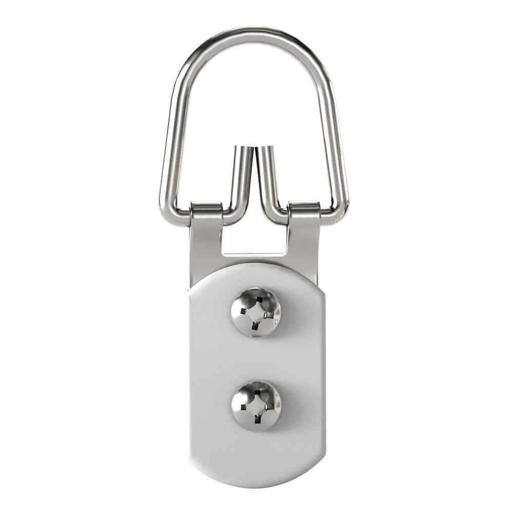 OOK Large ReadyScrew 2-Hole Zinc-Plated Steel D-Ring Hangers