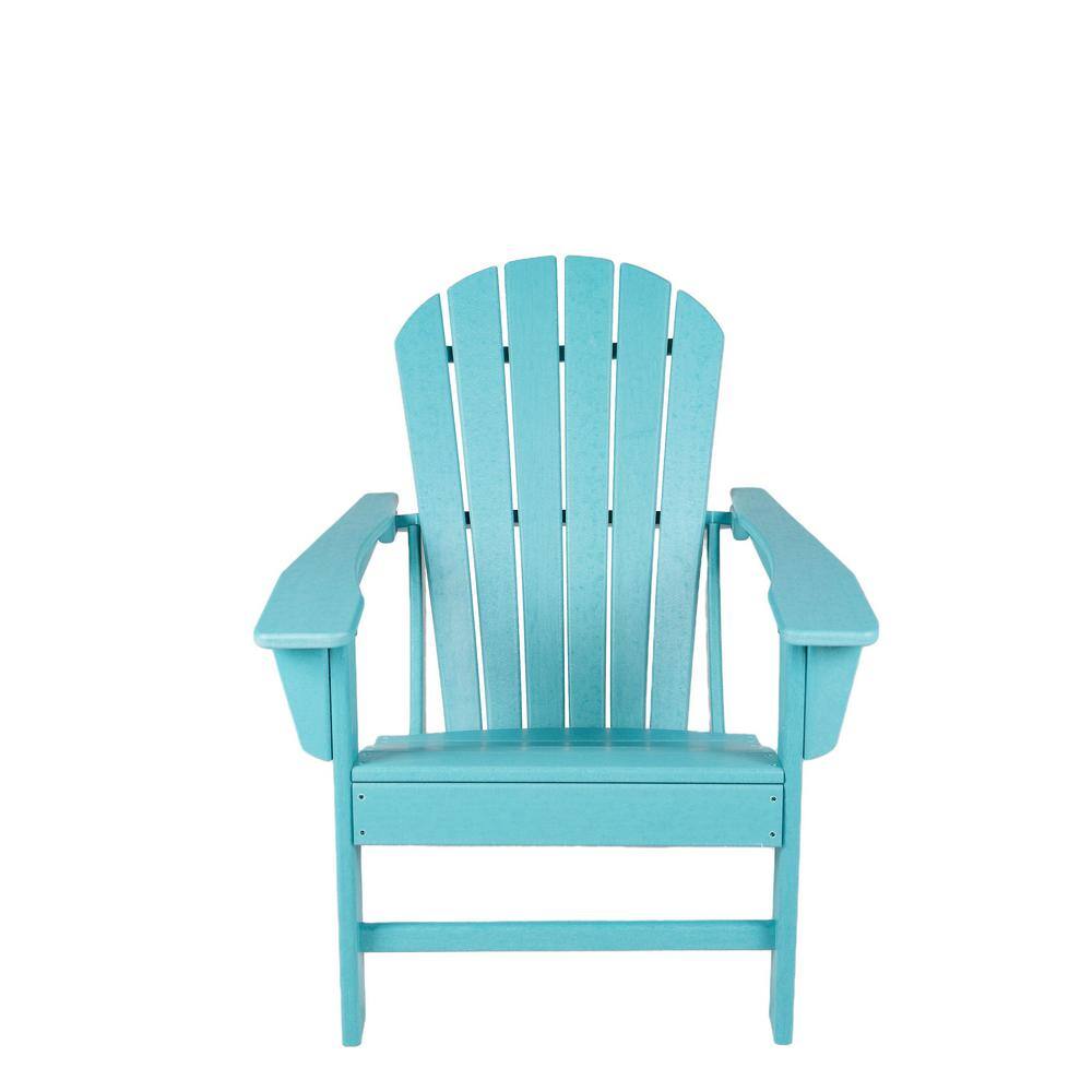 Classic Blue Plastic Adirondack Chair 1 Pack XB HMDAQ6P The Home Depot   Plastic Adirondack Chairs Xb Hmdaq6p 64 1000 