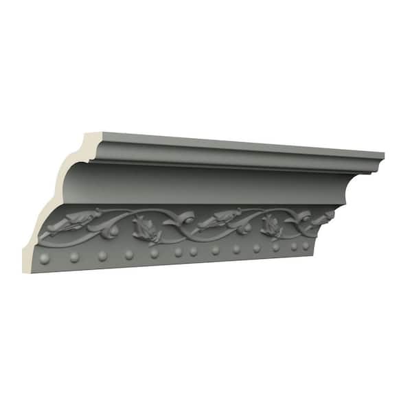 Ekena Millwork Killeen 3 in. D x 4.25 in. W x 96 in. L Polyurethane Crown Moulding