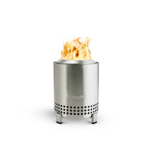 Solo Stove Mesa 5.1 in. x 6.8 in. Outdoor Stainless Steel Wood or Pellet Burning Fire Pit