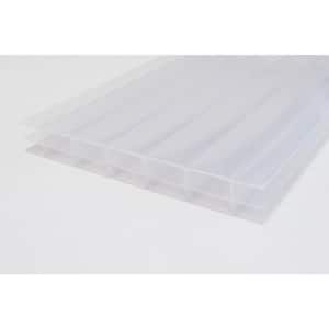 LEXAN Thermoclear 24 in. x 48 in. x 1/4 in. (6mm) Hammered Glass Multiwall  Polycarbonate Sheet (5-Pack) LP2448CLHMPCMW5 - The Home Depot