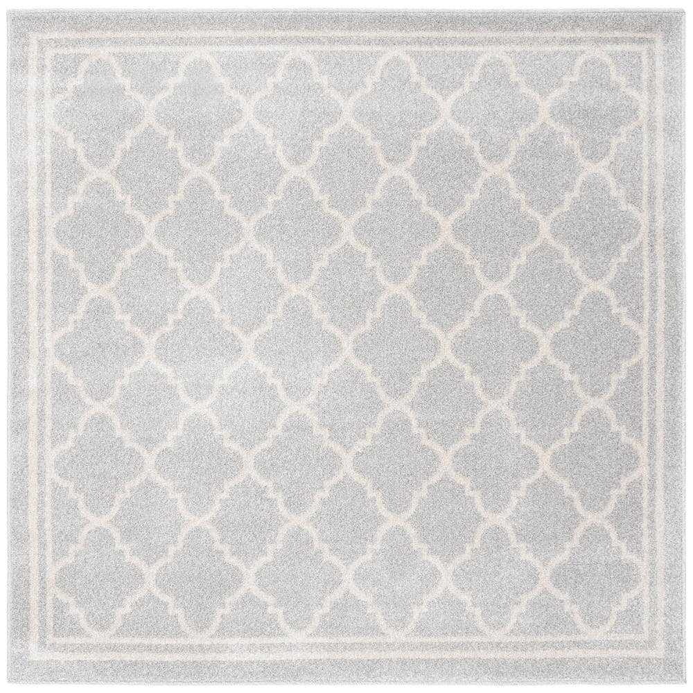 Amherst Light Gray/Beige 5 ft. x 5 ft. Square Multi-Trellis Border Area Rug price history on PriceWatchPro