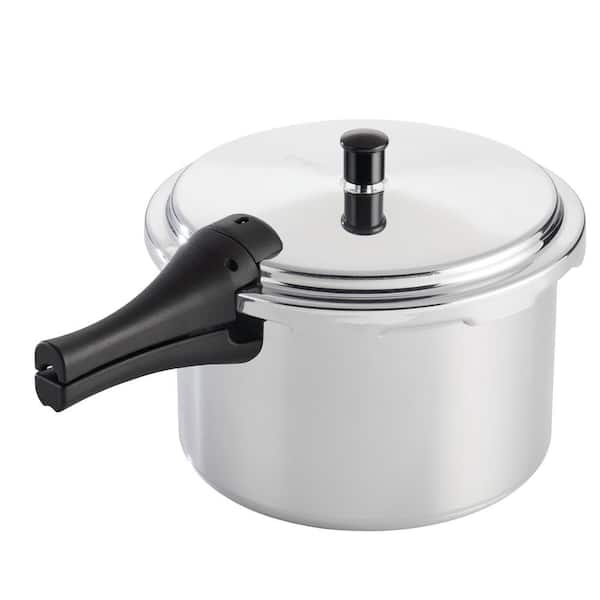 Farberware Aluminum Stovetop Pressure Cooker 8-qt. Silver Aluminum