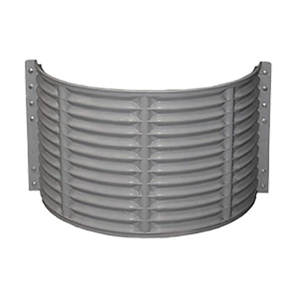 Window Well Shape Types SHAPE PRODUCTS 37 in. W x 16 in. D x 24 in. H Plastic Round Area Window ...