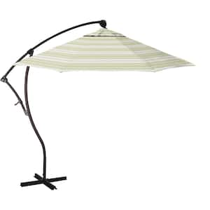 California Umbrella 9 Ft. Bronze Aluminum Cantilever Patio Umbrella ...