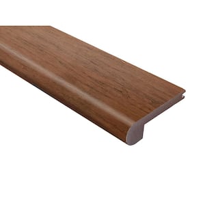 Strand Woven Bamboo Hazelnut 0.40 in. Thick x 3-1/4 in. Wide x 72 in. Length Bamboo Flush Stair Nose Molding
