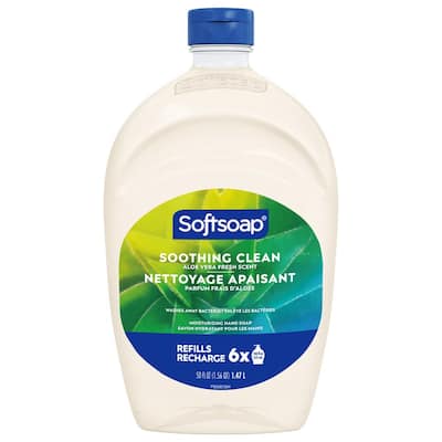 Softsoap 50 oz. Soothing Clean Aloe Vera Fresh Scent Liquid Hand Soap Refill